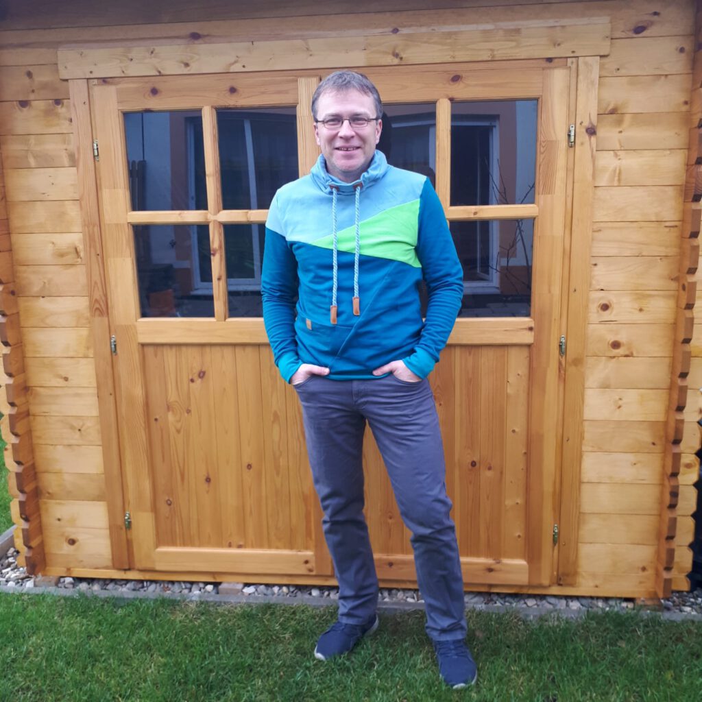 Männer Hoodie ohne Kapuze