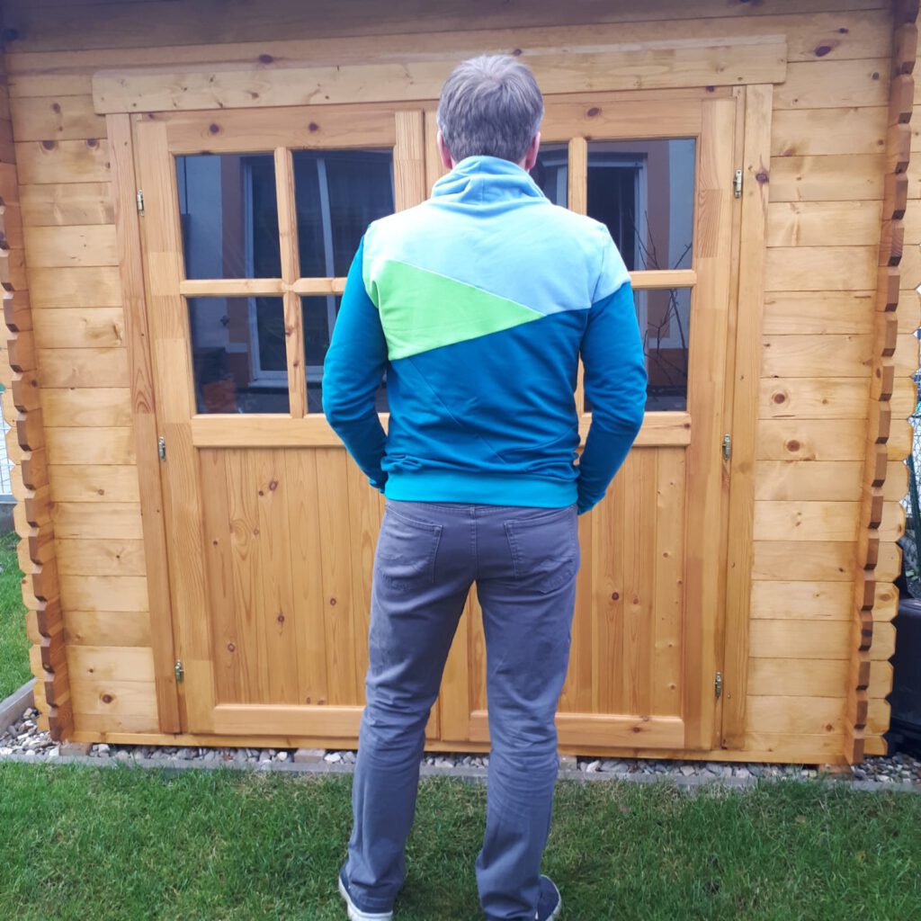 Männer Hoodie ohne Kapuze